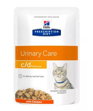 HILL'S PD FELINE C/D POLLO BUSTA 85 GR