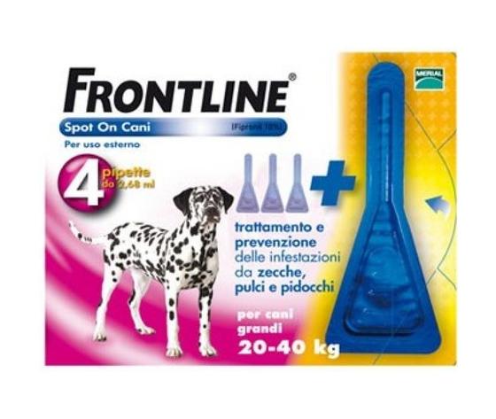 FRONTLINE SPOT ON CANI GRANDI 20-40 KG 4 PIPETTE