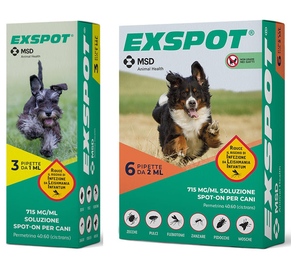 EXSPOT SPOT-ON CANE CF. (3 PIPETTE x 2 ML)