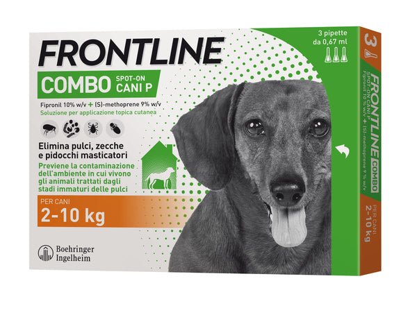 FRONTLINE COMBO CANE PICCOLO fino 10 KG 3 pipette