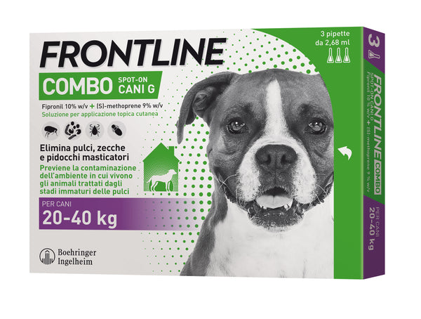 FRONTLINE COMBO CANI GRANDE 20-40 KG 3 PIPETTE