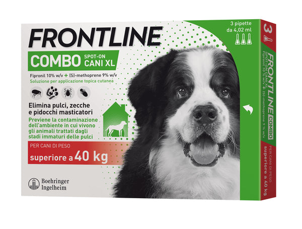 FRONTLINE COMBO CANI XL > 40 KG 3 PIPETTE