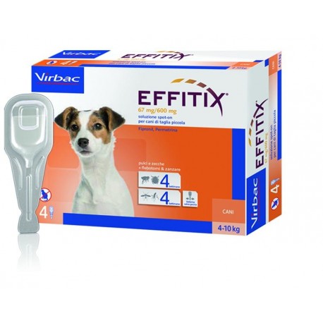 EFFITIX SMALL 4-10 KG 4 PIPETTE