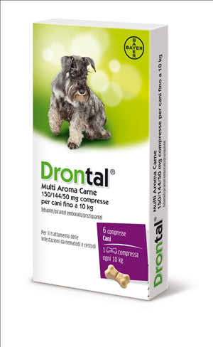 DRONTAL MULTI AROMA CARNE 6 CPR