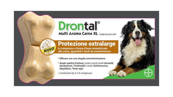 DRONTAL MULTI AROMA CARNE XL 8 CPR
