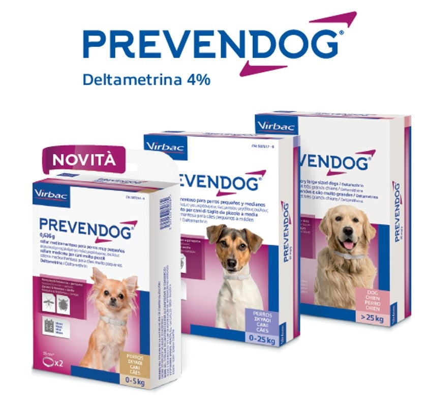 PREVENDOG 1 COLLARE 35 cm CANE < 5 KG