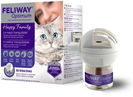 FELIWAY OPTIMUM DIFFUSORE COMPLETO (Diffusore+Ricarica) 48 ml