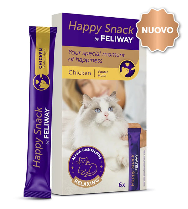 FELIWAY HAPPY SNACK POLLO CF. (6 STICK)