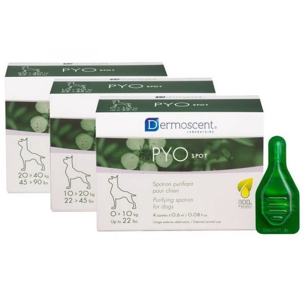 DERMOSCENT CANE PYOSPOT <10 KG 0,6 ML CF. (4 PIPETTE)