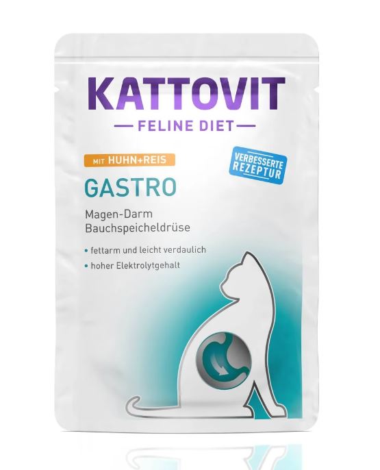 KATTOVIT GATTO DIET GASTRO POLLO & RISO BUSTA 85 GR