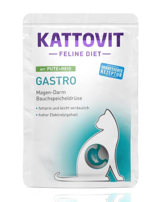 KATTOVIT GATTO DIET GASTRO TACCHINO & RISO BUSTA 85 GR