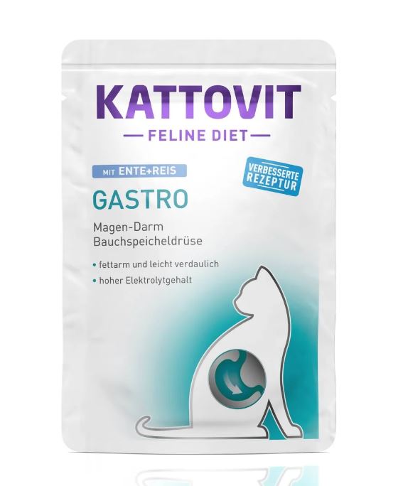 KATTOVIT GATTO DIET GASTRO ANATRA & RISO BUSTA 85 GR