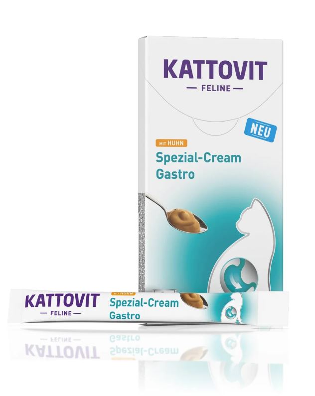 KATTOVIT GATTO CREAM GASTRO POLLO CF. (6X15 GR)