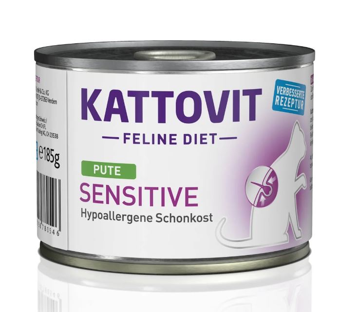 KATTOVIT GATTO DIET SENSITIVE TACCHINO LATTINA 185 GR