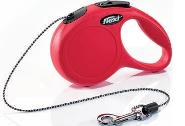 FLEXI GUINZAGLIO CLASSIC CORDA "XS" 3 MT ROSSO