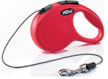 FLEXI GUINZAGLIO CLASSIC CORDA "S" 5 MT ROSSO