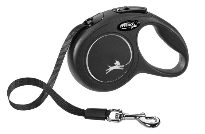 FLEXI GUINZAGLIO CLASSIC FETTUCCIA "L" 8 MT NERO