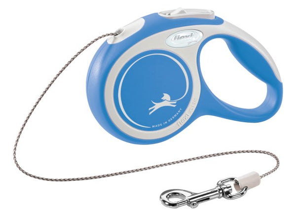 Flexi Guinzaglio New Comfort Corda "M" 8 Mt Blu