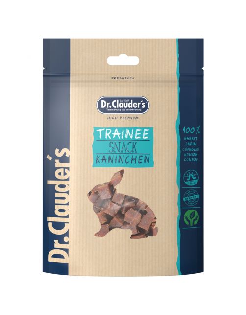 Dr. Clauder's CANE/GATTO Snack Trainee Cubetti Coniglio 80 g