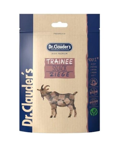 DR. CLAUDER'S CANE/GATTO SNACK TRAINEE CUBETTI CAPRA 80 GR