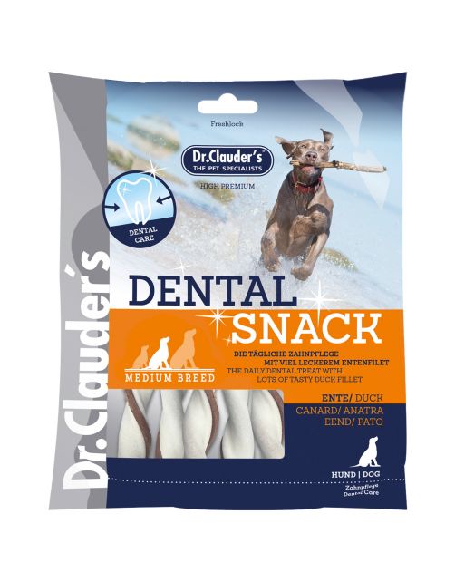 DR. CLAUDER'S CANE SNACK DENTAL MEDIUM BREED ANATRA 80 GR
