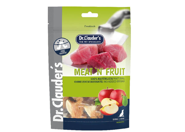 DR. CLAUDER'S CANE SNACK MEAT'N'FRUIT ADULTO POLLO & MELA 80 GR