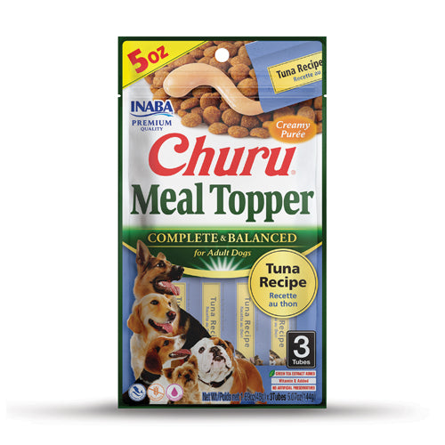 INABA CANE SNACK CHURU MEAL TOPPER CF. (4 PEZZI) RICETTA DI TONNO 56 GR