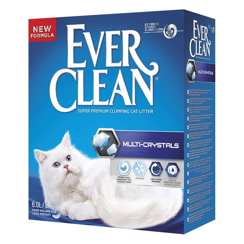 EVERCLEAN LETTIERA GATTO MULTICRYSTAL 10 LT 9,8 KG