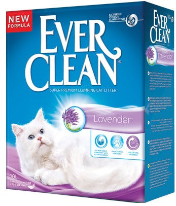 EVERCLEAN LETTIERA GATTO LAVANDA 10 LT 9,8 KG
