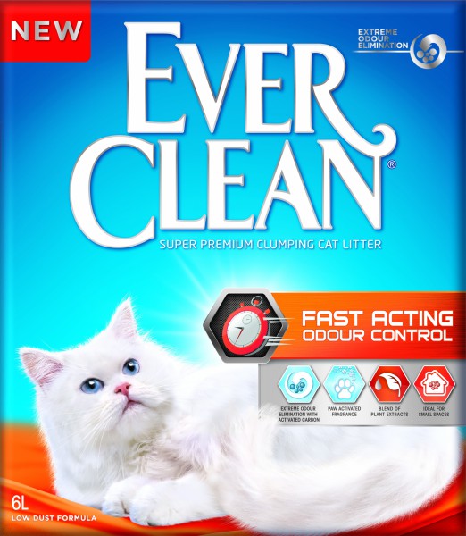 EVERCLEAN LETTIERA GATTO FAST ACTING ODOUR CONTROL 6 LT 5,8 KG