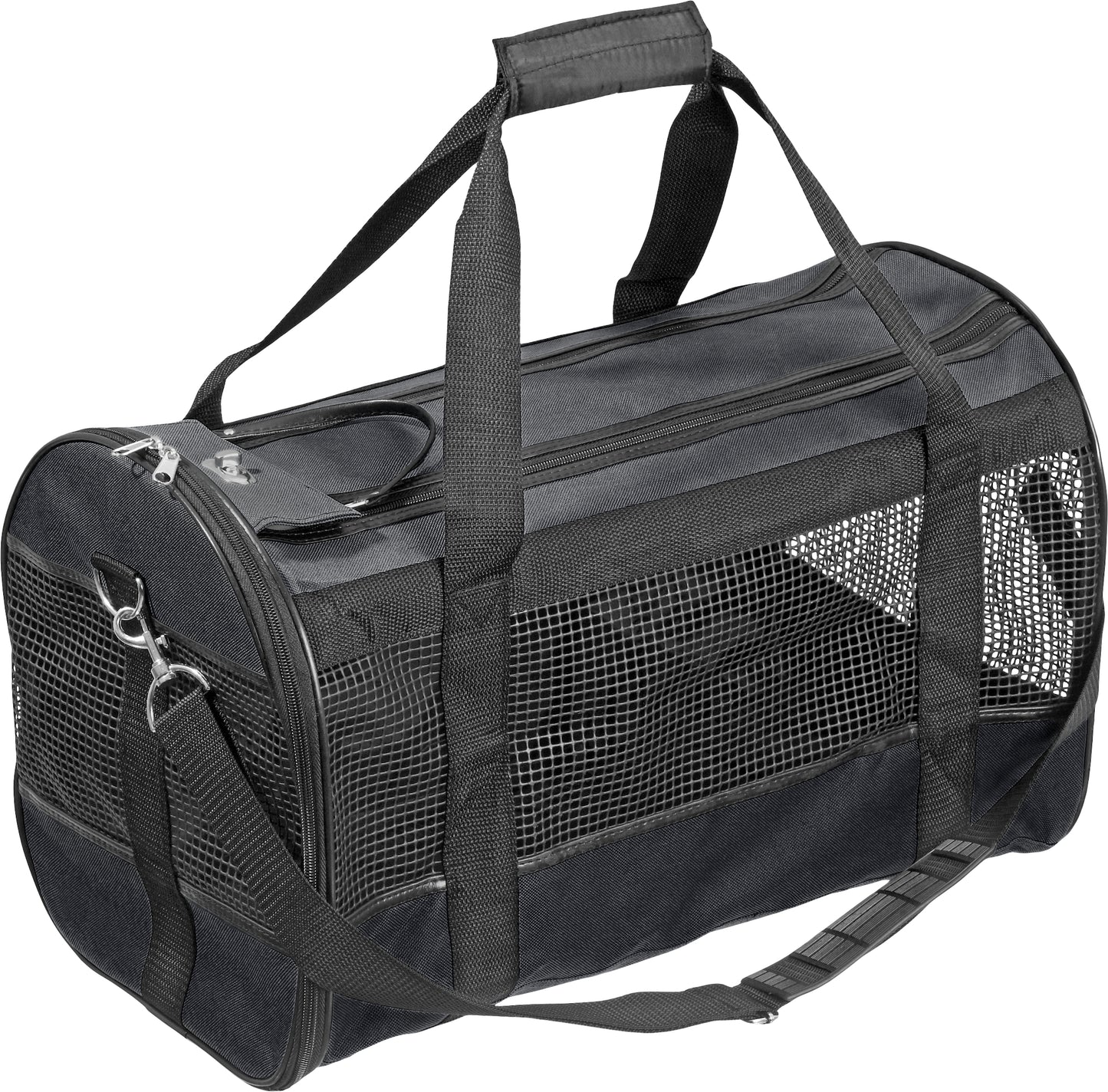 FLAMINGO TRASPORTINO A BORSA "DIVINA" 39x26x26 CM NERO