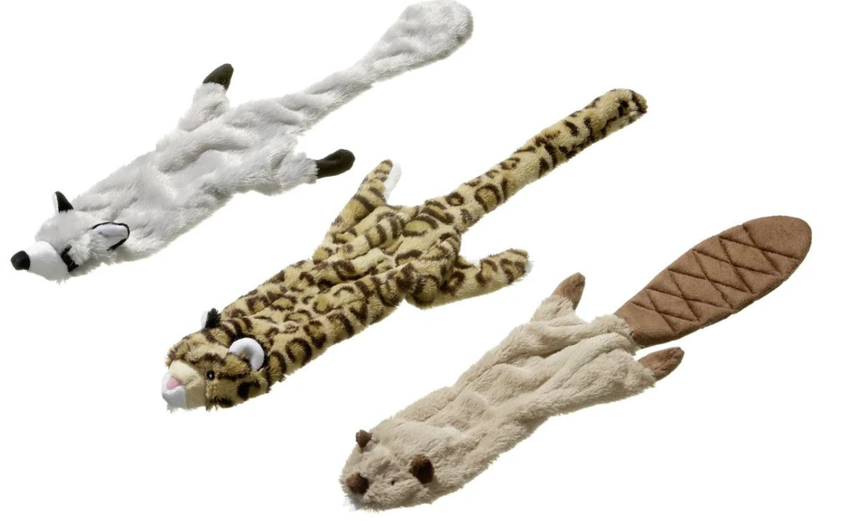 FLAMINGO CANE GIOCO PELUCHE "WILD ZOO" CASTORO/PROCIONE/LEOPARDO 40 CM (soggetti assortiti)