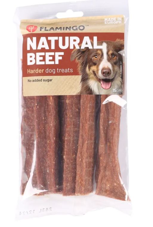 FLAMINGO CANE SNACK NATURE MANZO HARDER 150 GR