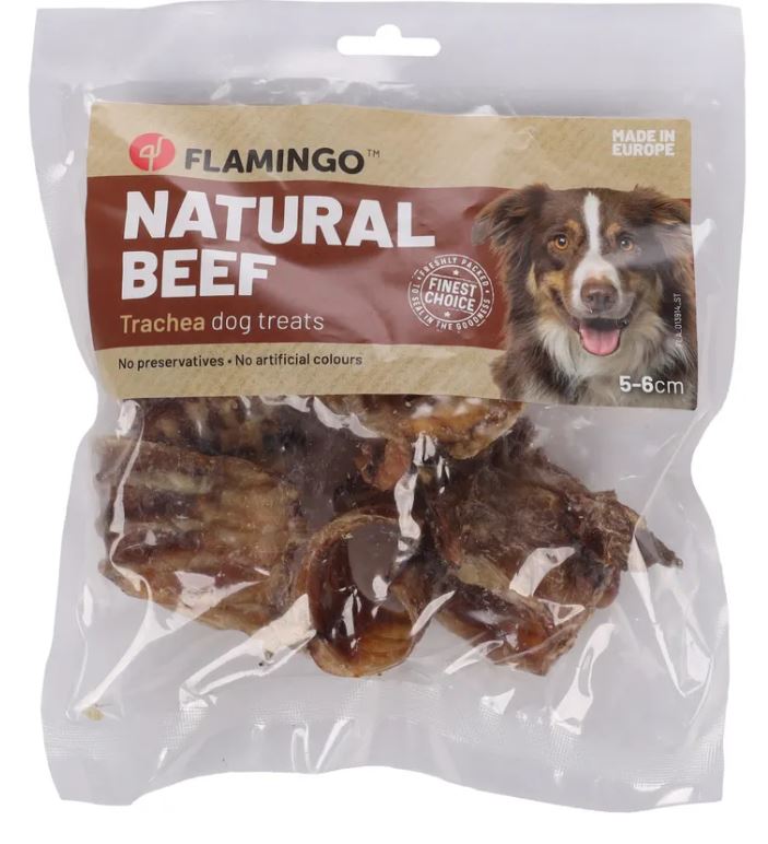 FLAMINGO CANE SNACK NATURE TRACHEA 5-6 CM 100 GR
