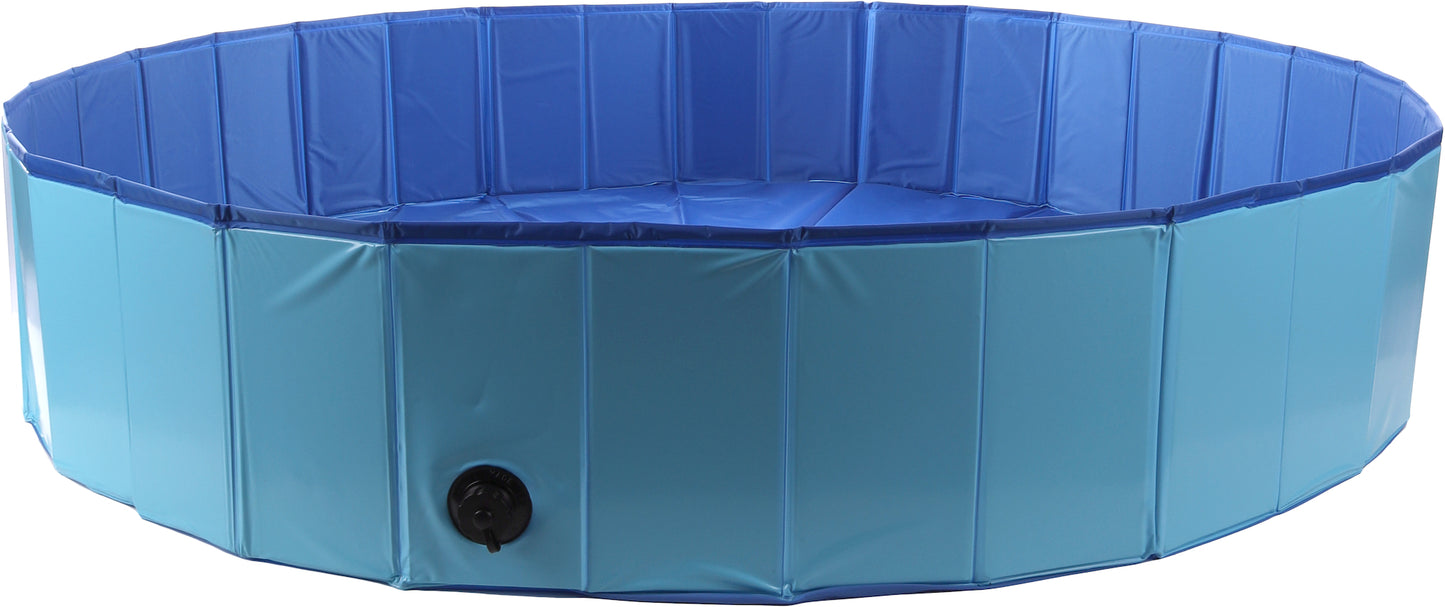 FLAMINGO CANE PISCINA ROTONDA "SPLATTER" 160x30 CM AZZURRO