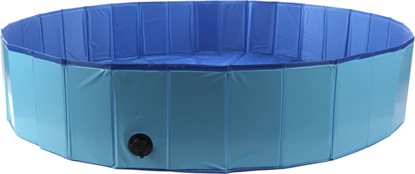 FLAMINGO CANE PISCINA ROTONDA "SPLATTER" 160x30 CM AZZURRO