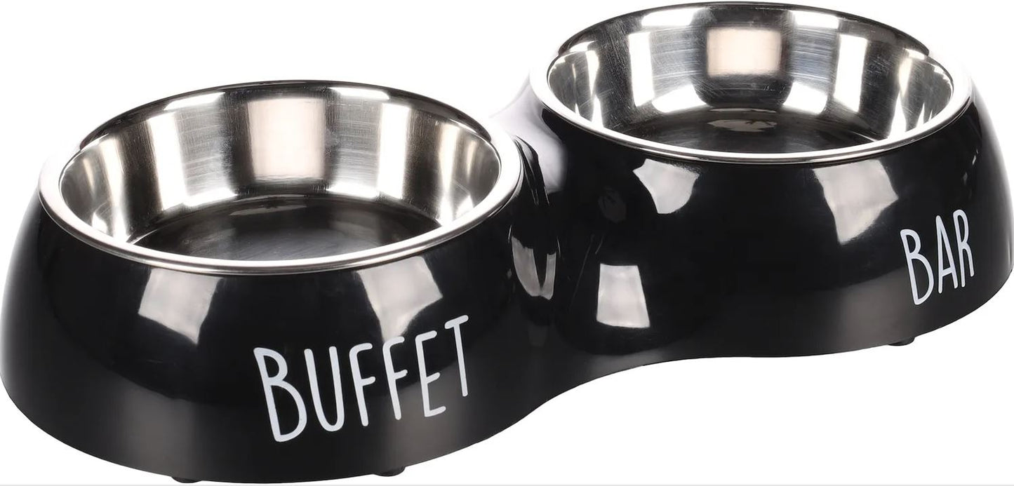 FLAMINGO CIOTOLA DOPPIA "DUO DINNER DIVAR" 11 CM 2x230 ML