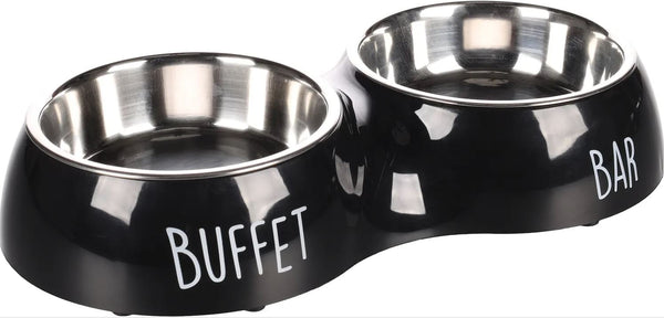 FLAMINGO CIOTOLA DOPPIA "DUO DINNER DIVAR" 11 CM 2x230 ML