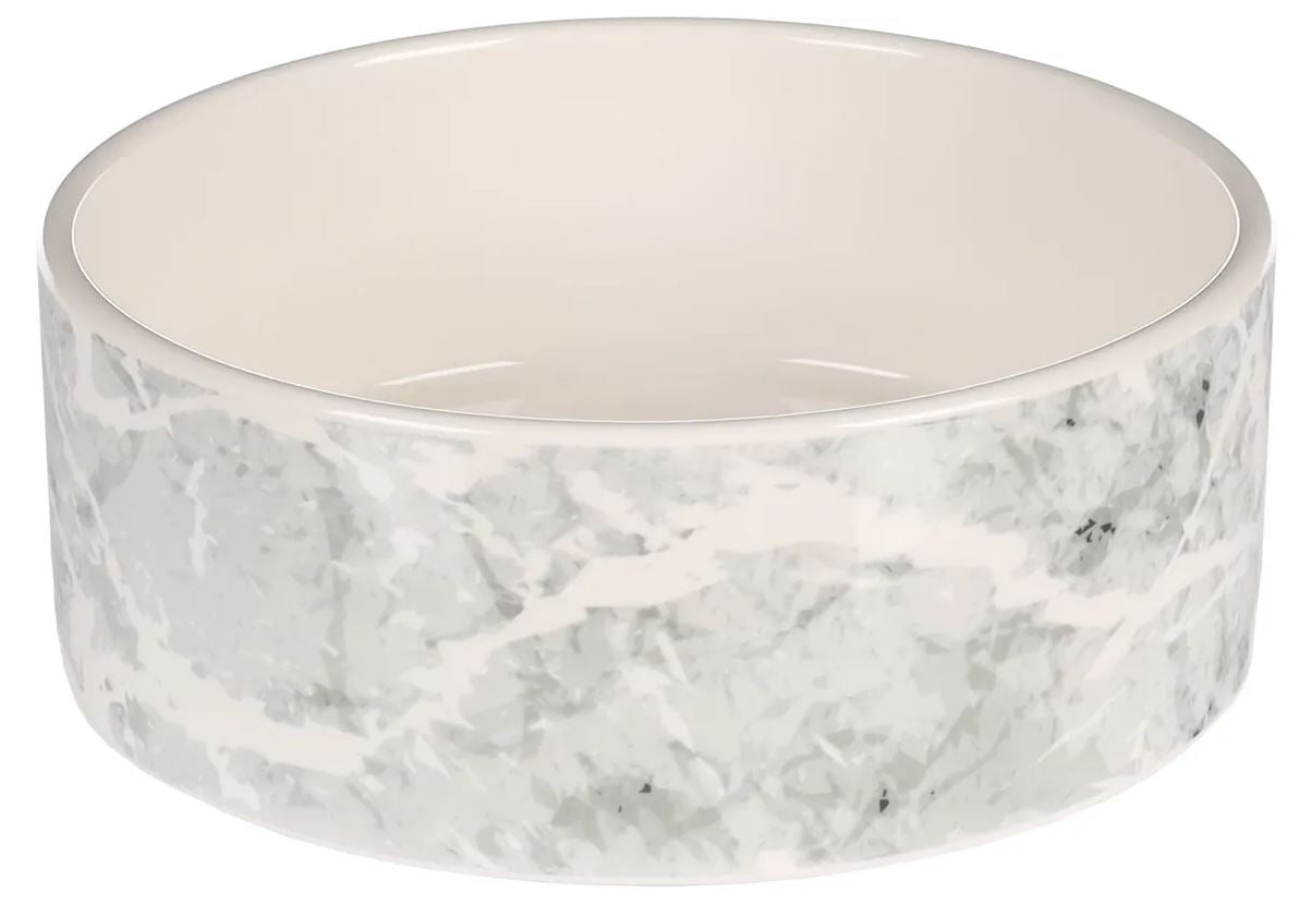 FLAMINGO CIOTOLA IN CERAMICA "MARMI" 16,5X6,5 CM 900 ML