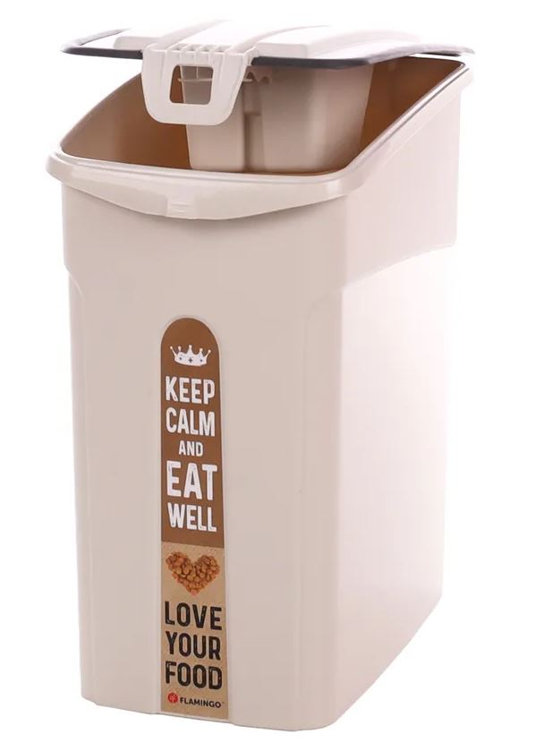 FLAMINGO CONTENITORE PER CIBO "KOLIO" 16 LT 19,5x32x34,5 CM