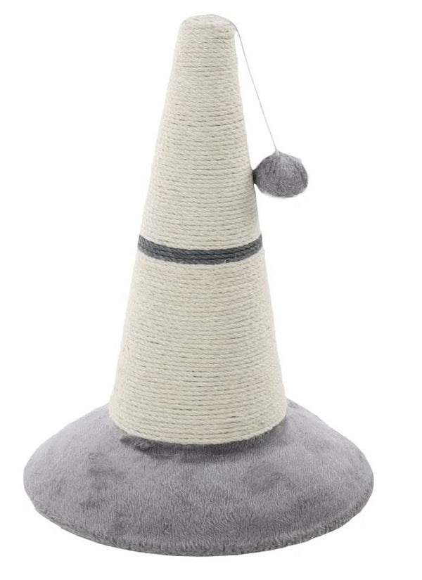 FLAMINGO GATTO TIRAGRAFFI A CONO "ELMO" 33x45 CM BIANCO/GRIGIO