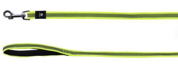 FLAMINGO CANE GUINZAGLIO IN NYLON "XENO" 20 MM x 300 CM GIALLO FLUO