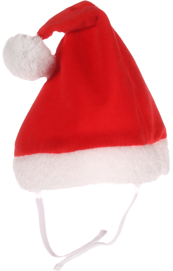 FLAMINGO XMAS CANE CAPPELLINO DA BABBO NATALE "PONNE" 17,5x4x22 CM