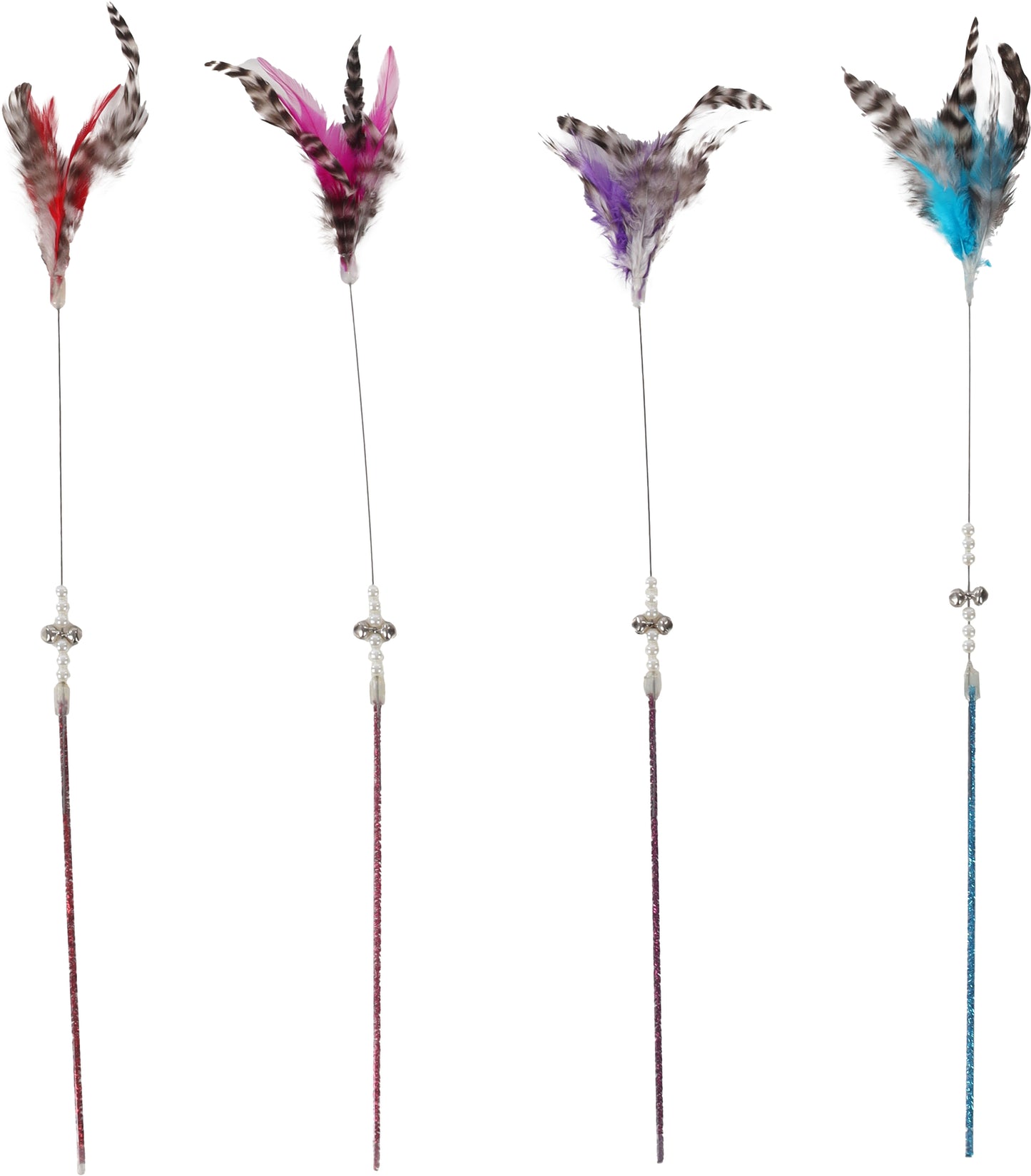 FLAMINGO GATTO GIOCO CANNA STUZZICAMICIO "SJAKIE" 53 CM (colori assortiti)