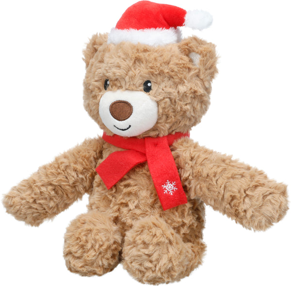 FLAMINGO XMAS CANE GIOCO IN PELUCHE "WINY" ORSO NATALIZIO 35 CM