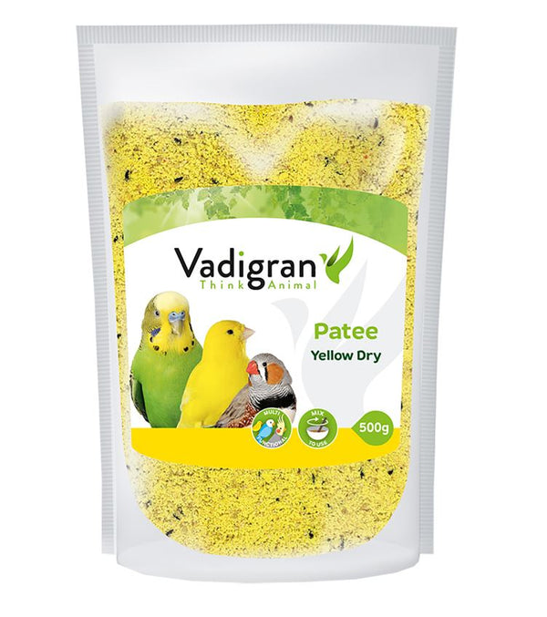 VADIGRAN UCCELLI PATEE DRY YELLOW 500 GR