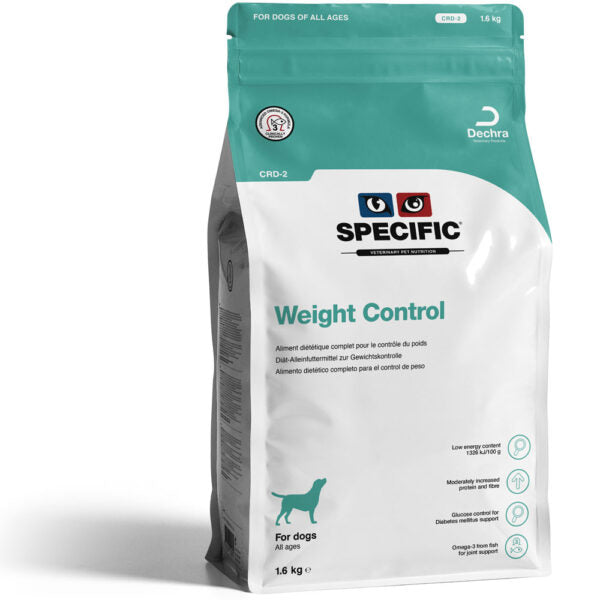 SPECIFIC CANE WEIGHT CONTROL (CRD-2) 6 KG alimento per cani e gatti | Pet Care Italia