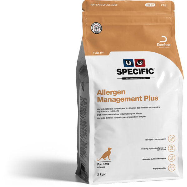 SPECIFIC GATTO ALLERGEN MANAGEMENT PLUS (FOD-HY) 2 KG