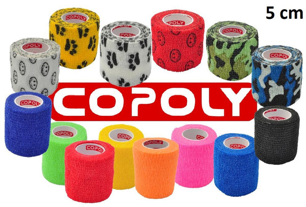 BENDA AUTOADERENTE COPOLY 5x450 CM COLORI MISTI