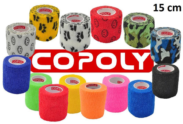 BENDA AUTOADERENTE COPOLY 15cm x 457cm COLORI MISTI